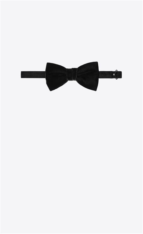 YVES bow tie in velvet 